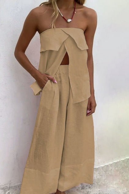 Ensemble décontracté lin et coton - Ma boutique