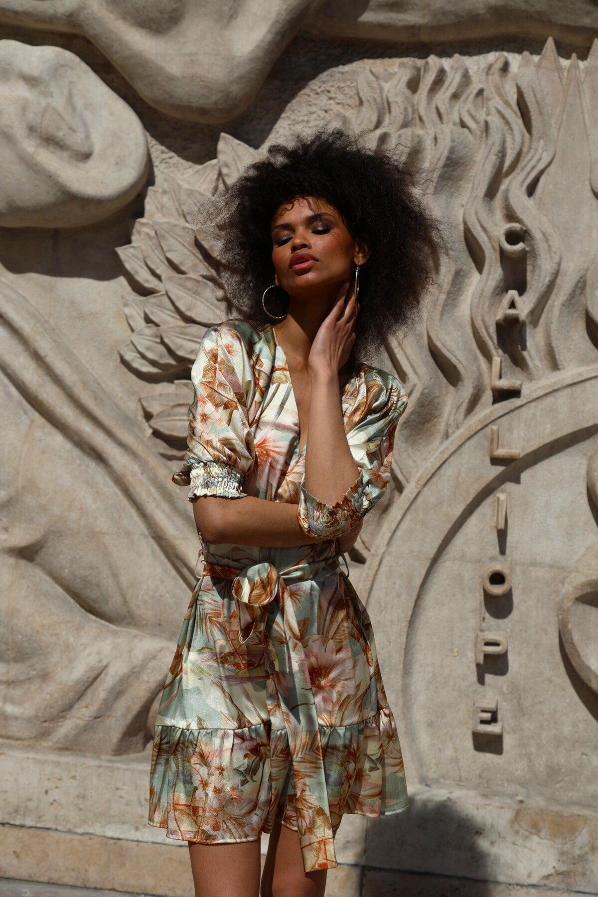 Robe ETEL sauge - Ma boutique