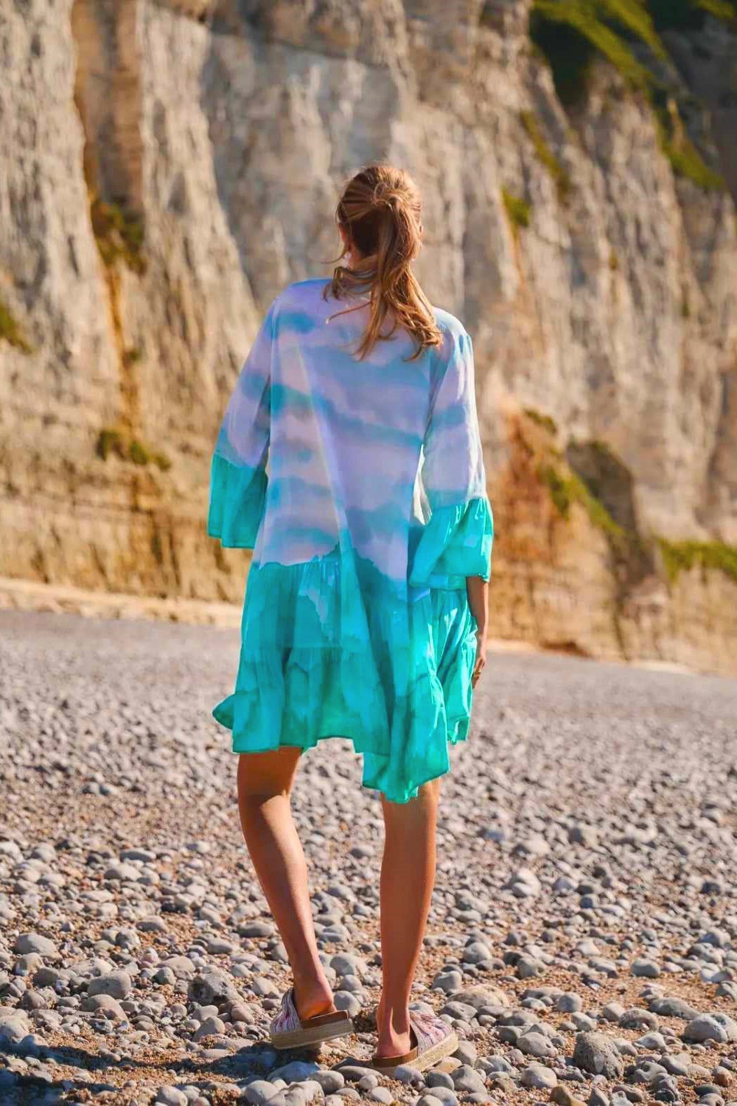 Robe tunique bleu dégradé - Ma boutique