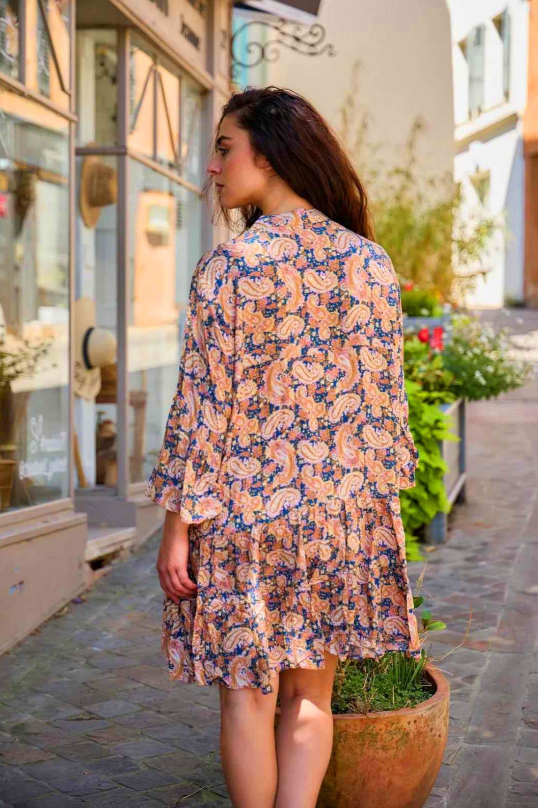 Robe tunique a motifs - Ma boutique