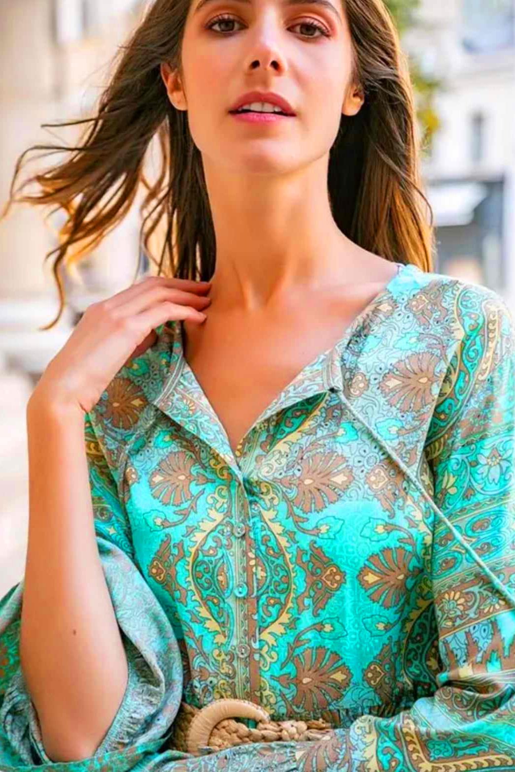 Longue robe de bohémienne - Ma boutique