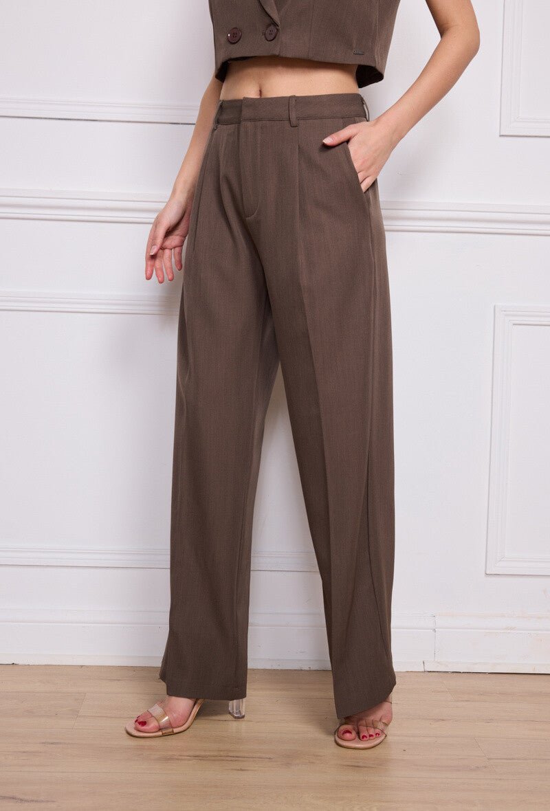 Pantalon large coupe droite - Ma boutique