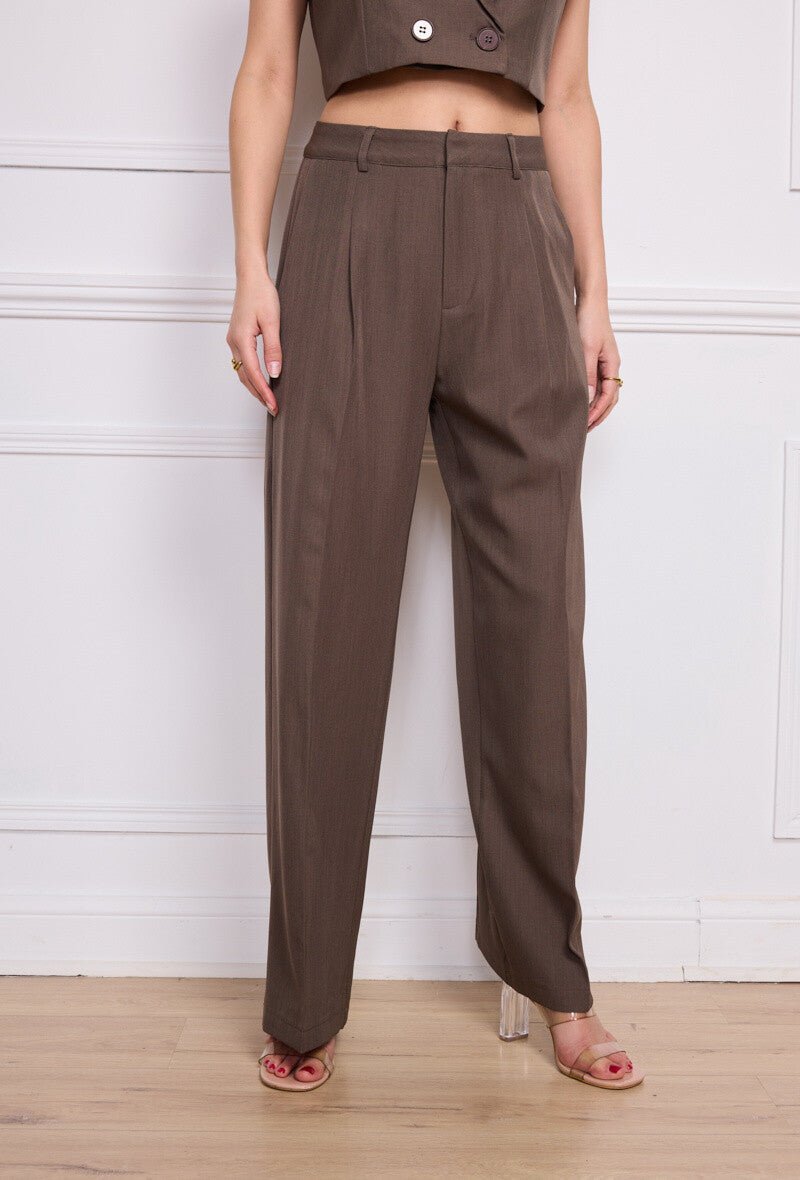 Pantalon large coupe droite - Ma boutique