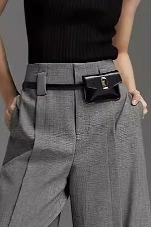 Pantalon wide legs gris - Ma boutique