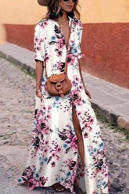 Robe chemise imprimée - Calm concept store