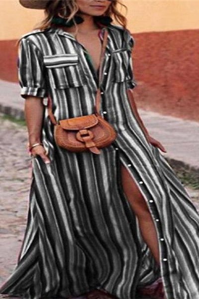 Robe chemise imprimée - Calm concept store