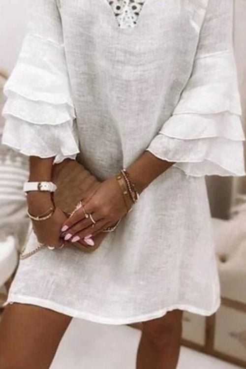 Robe d'été col brodé - Calm concept store