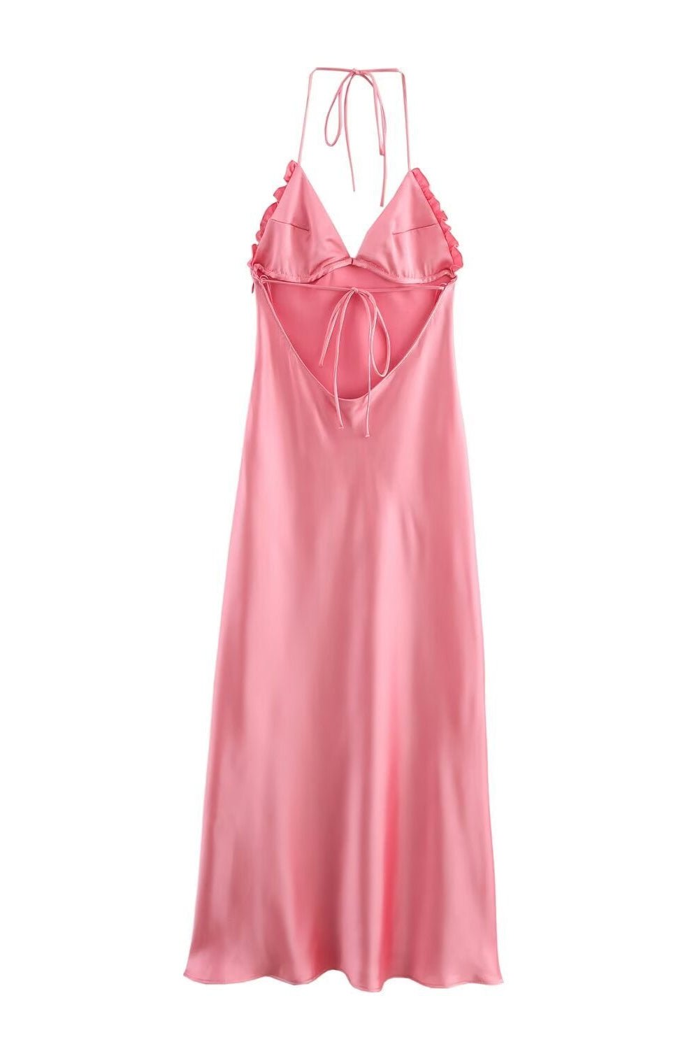 Robe dos nu satinée - Ma boutique