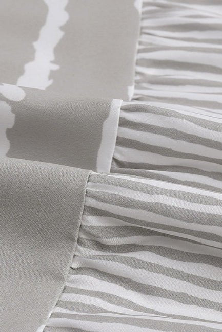 Robe longue rayée a bretelles - Calm concept store