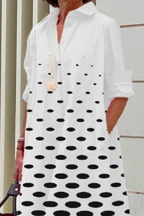 Robe chemise décontractée - Ma boutique