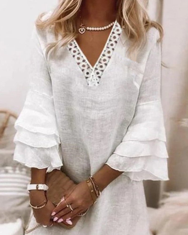 Robe décontractée a détails - Ma boutique