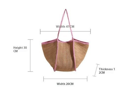 Sac tressé ''trapèze'' - Ma boutique