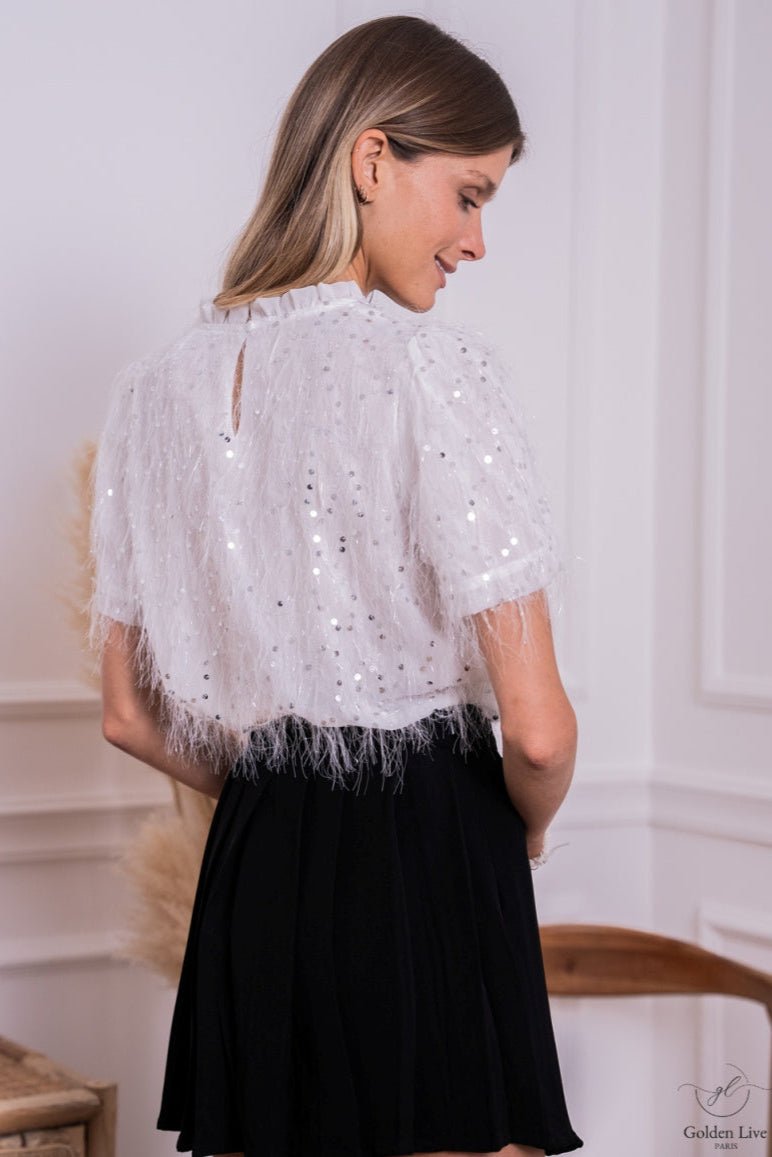 Top a sequins - Ma boutique
