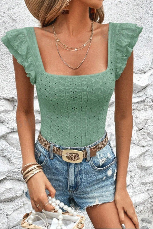 top col carre femme