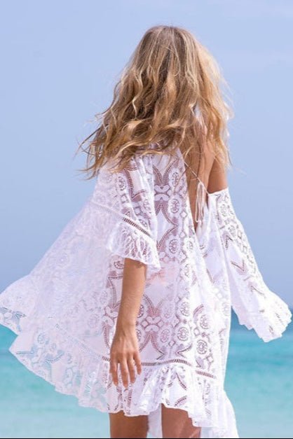 Tunique de plage brodée - Ma boutique