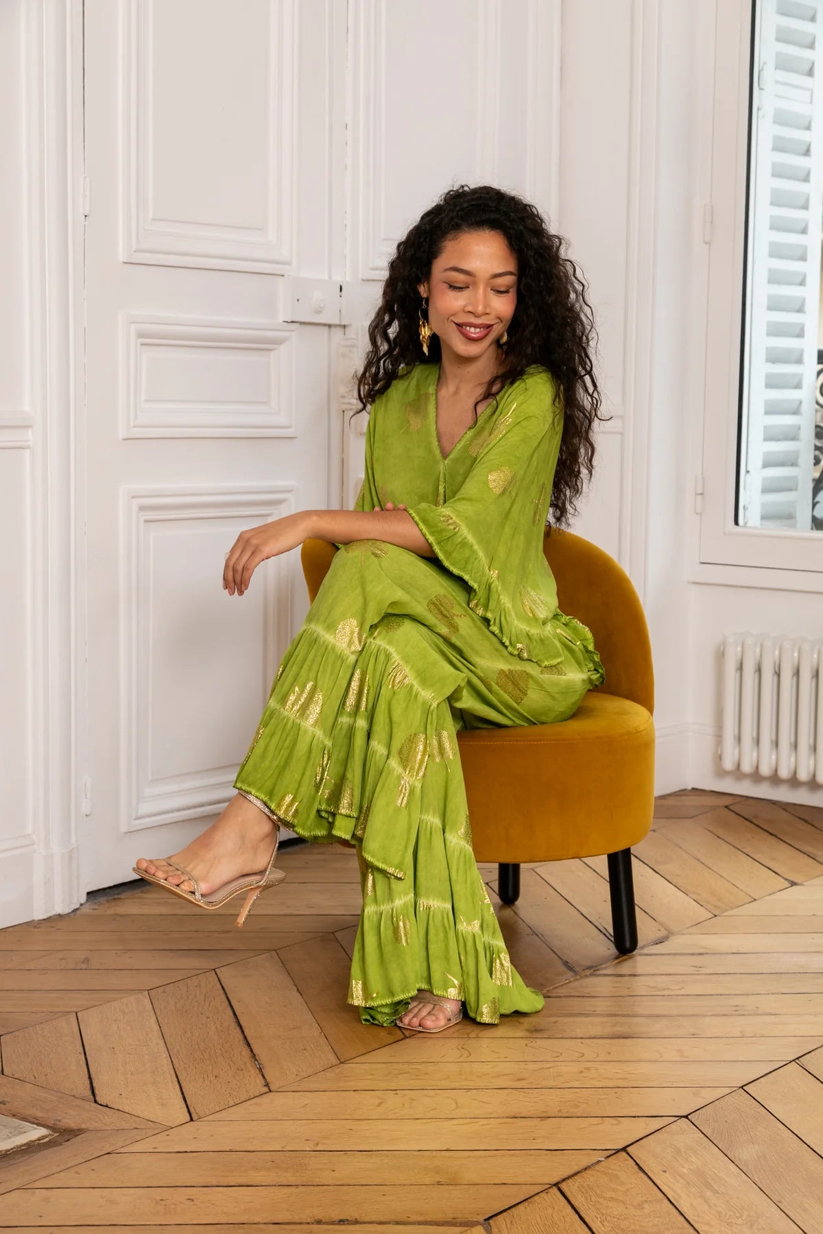 Ensemble bohème vert - Ma boutique