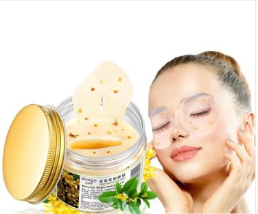 80 Pcs Bottle Gold Osmanthus Eye patches - Women Collagen - Gel Whey Protein - Calm concept store