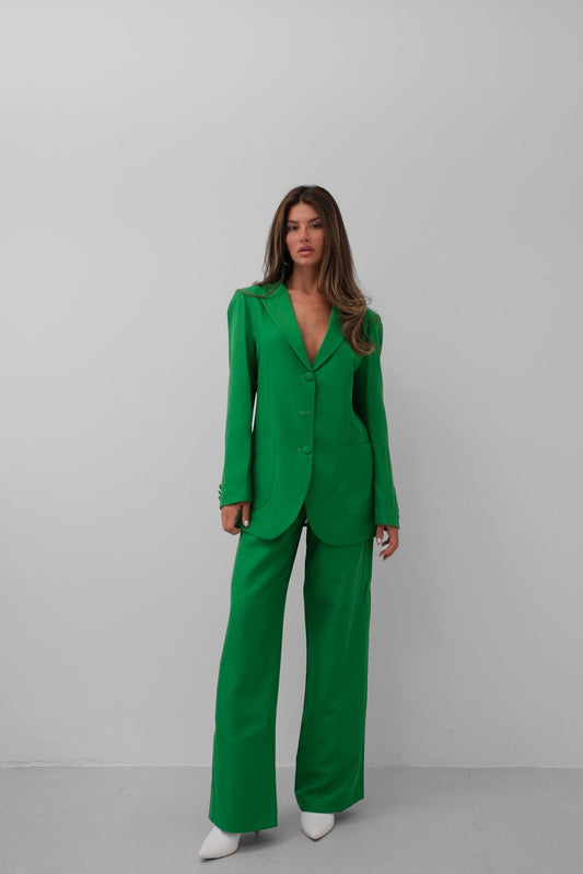 Green blazer