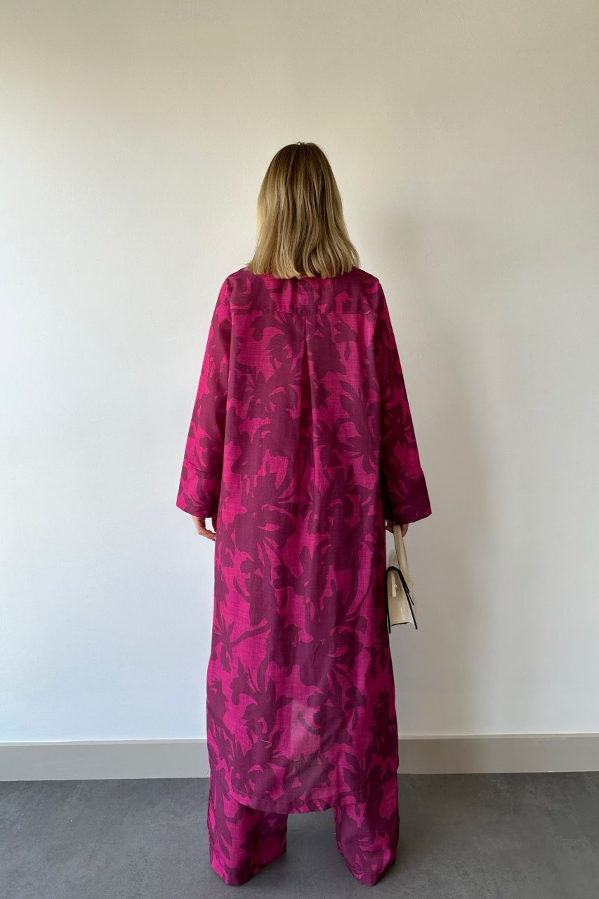 Long tunic fushia 2