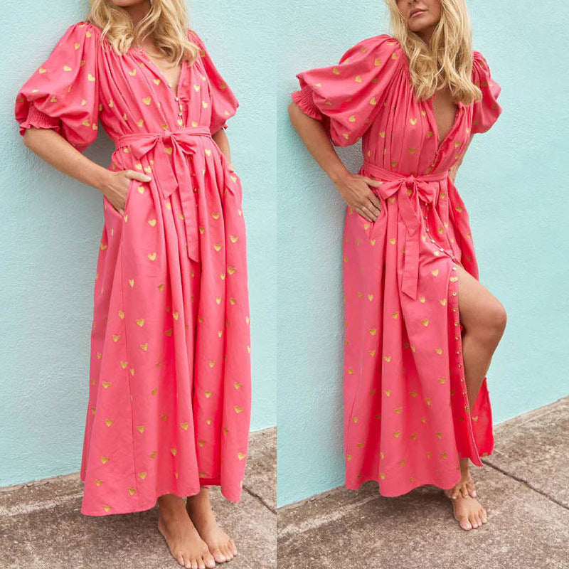 Longue robe boheme femme