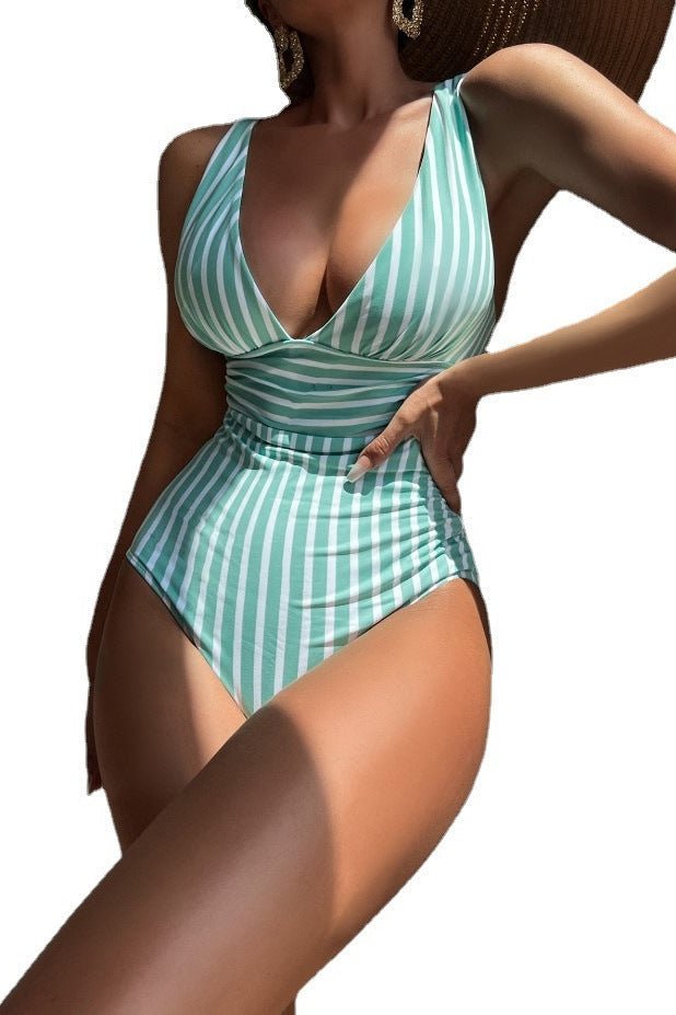 Maillot de bain une pièce a rayures - Ma boutique