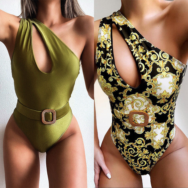 Maillot de bain asymetrique chic