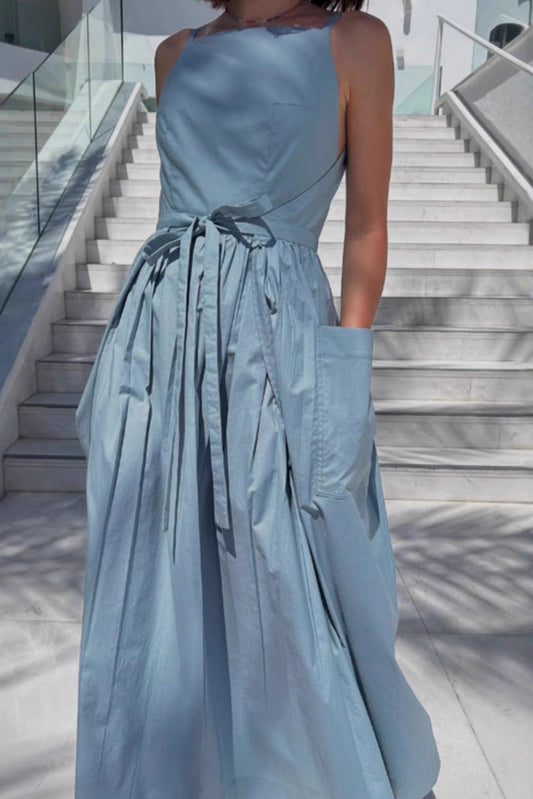 Robe longue structuree femme