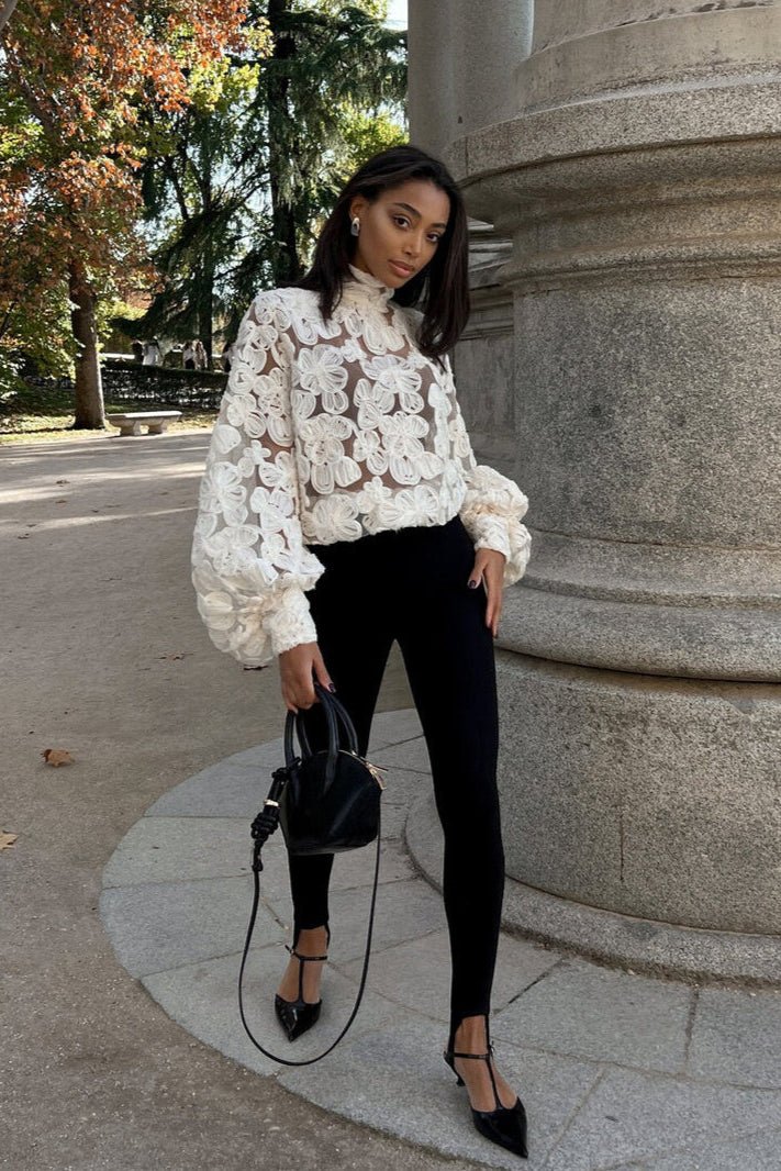 Top brodé floral - Ma boutique