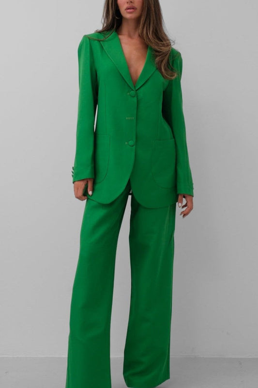 Pantalon classique vert pomme (-30%)