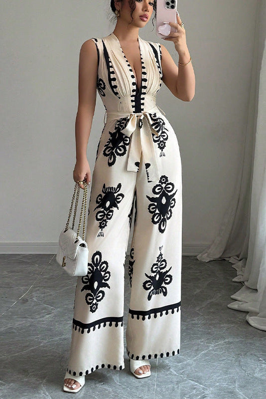 combinaison femme florale