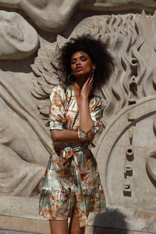 Robe ETEL sauge - Ma boutique