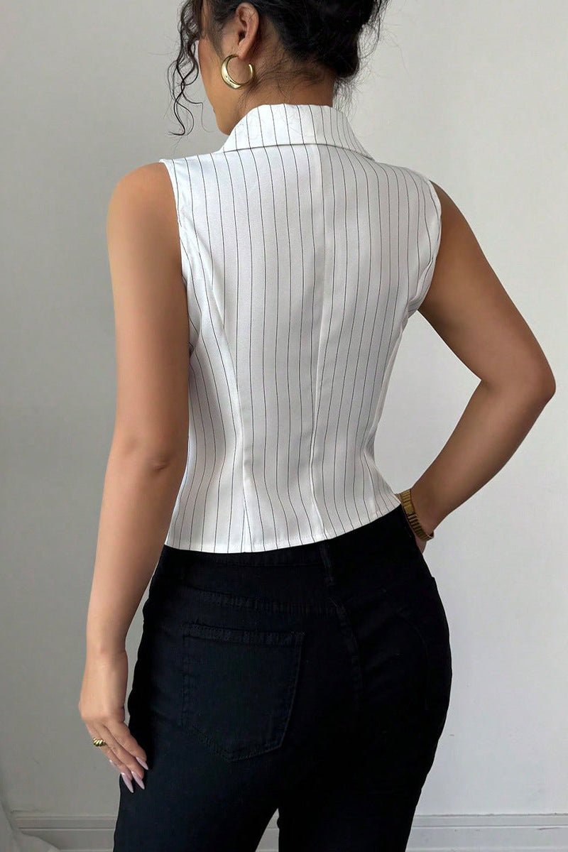 Gilet a rayures chic - Ma boutique