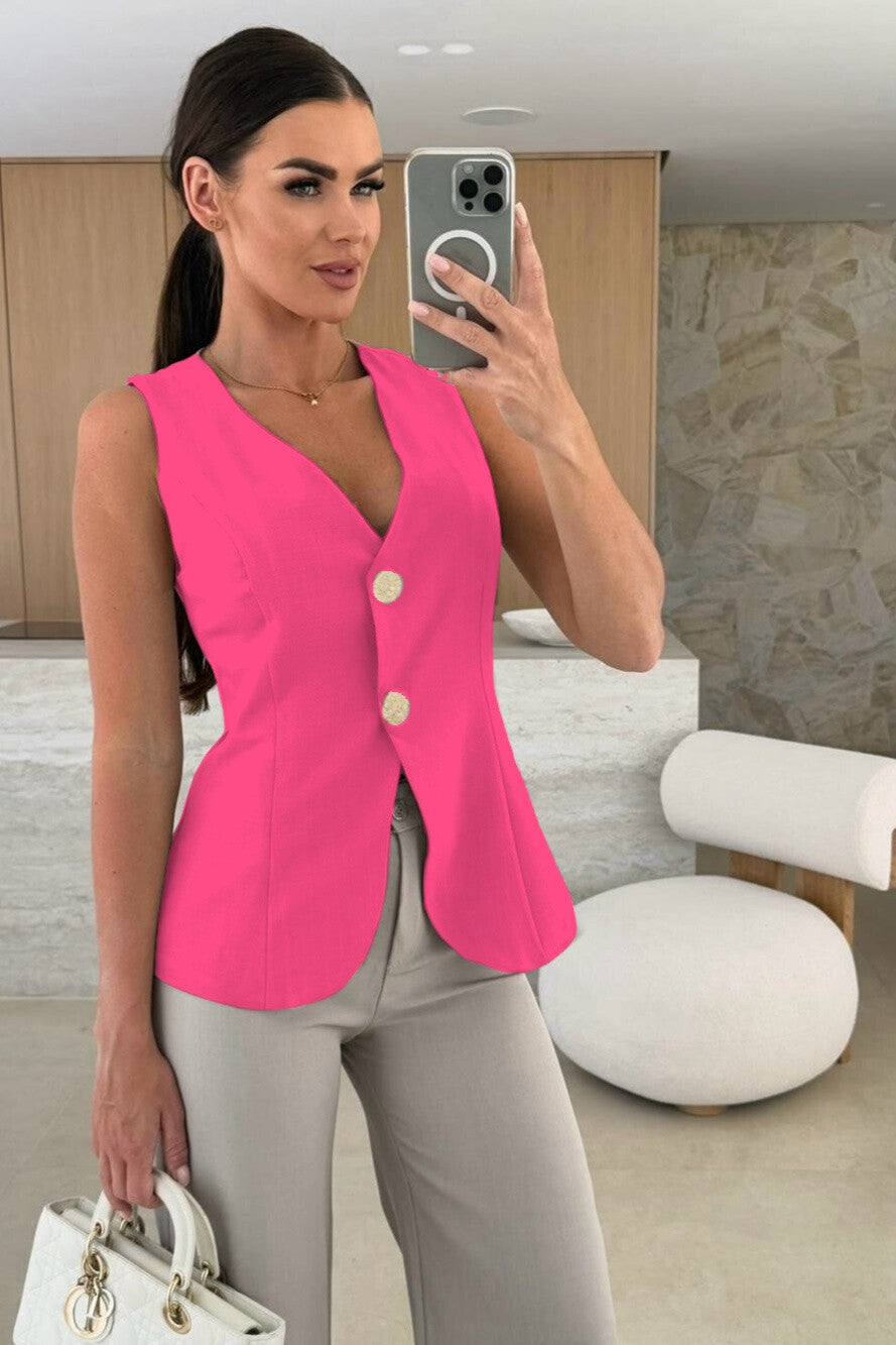 gilet-sans-manche-a-boutons-dores