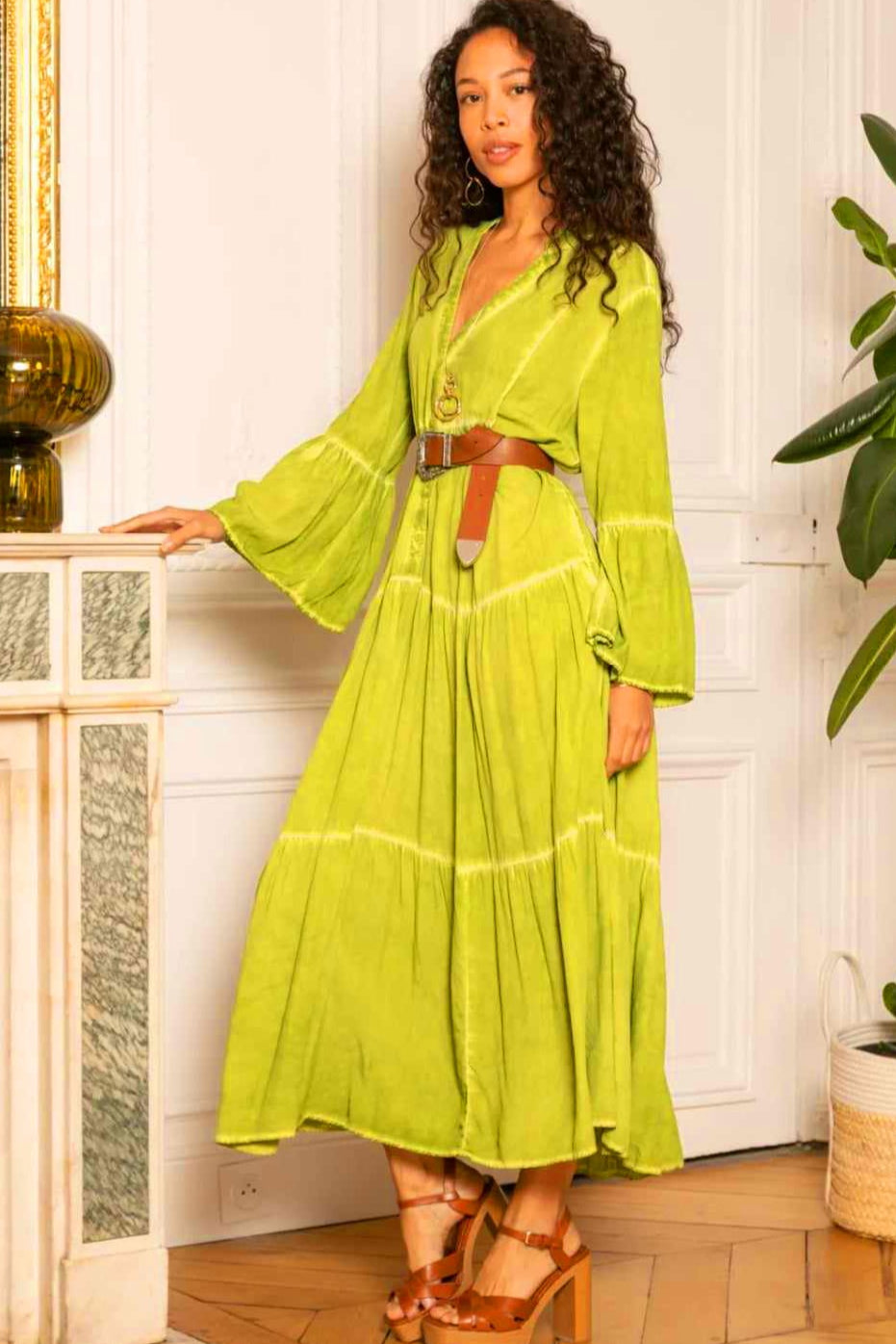 Long flared dress - Calm concept store