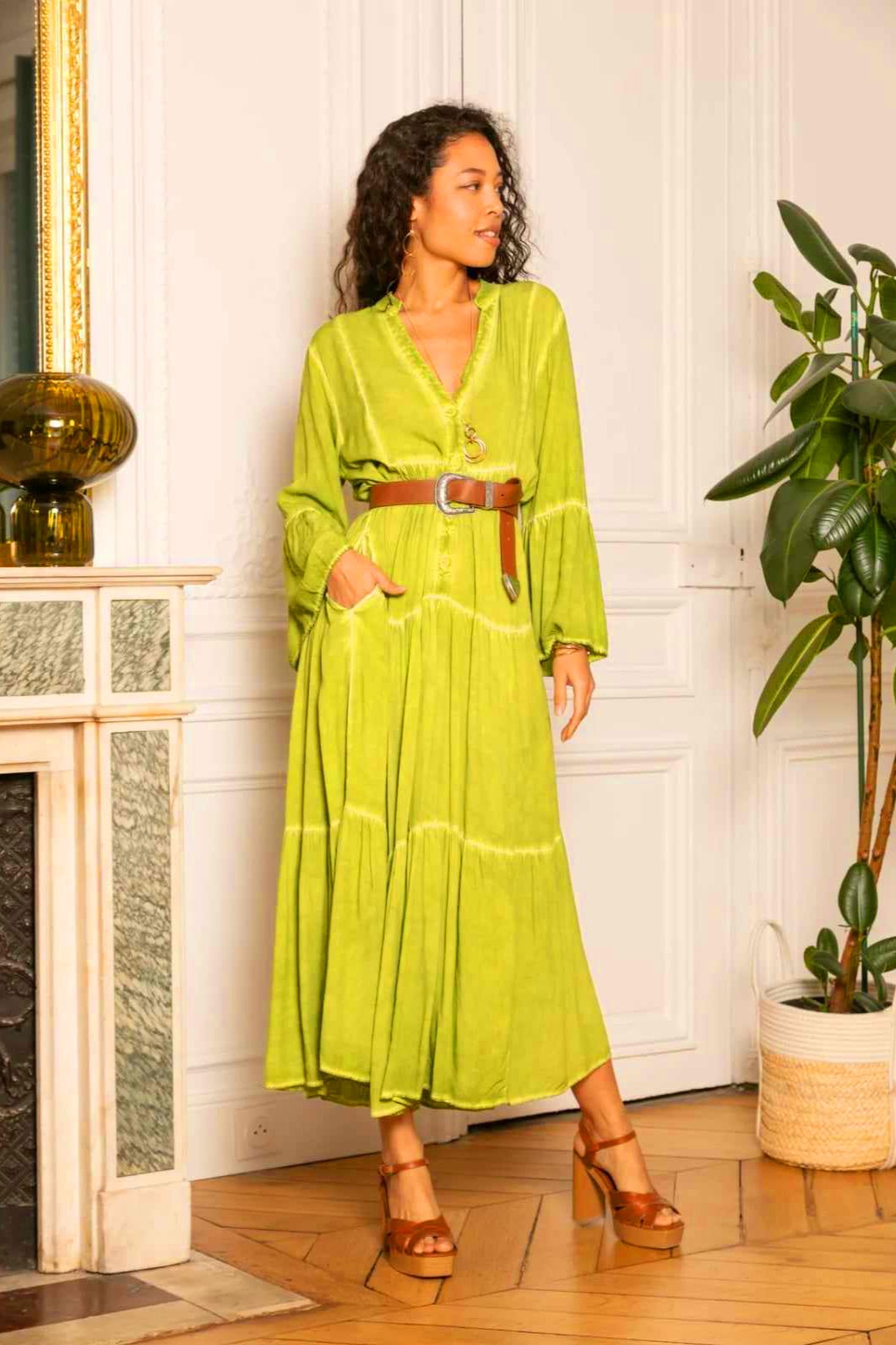 Long flared dress - Calm concept store