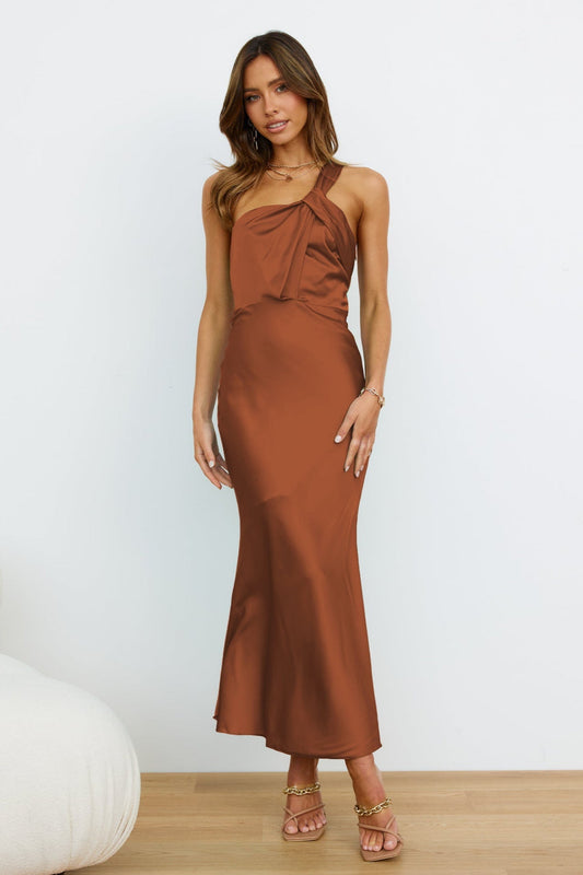 Robe de soirée a manche asymétrique - Ma boutique