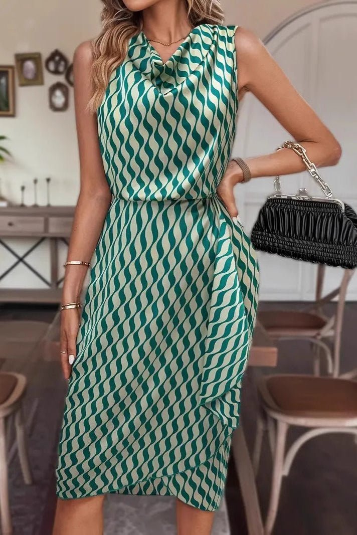 Robe drapée chic - Ma boutique