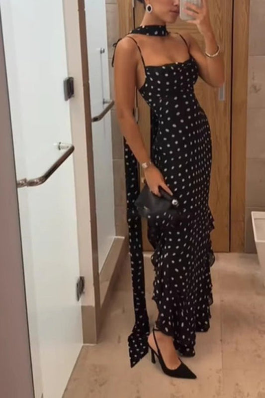 Robe longue a petits poids - Ma boutique