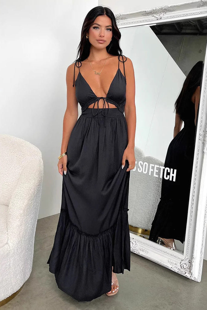 robe longue graphique femme 3