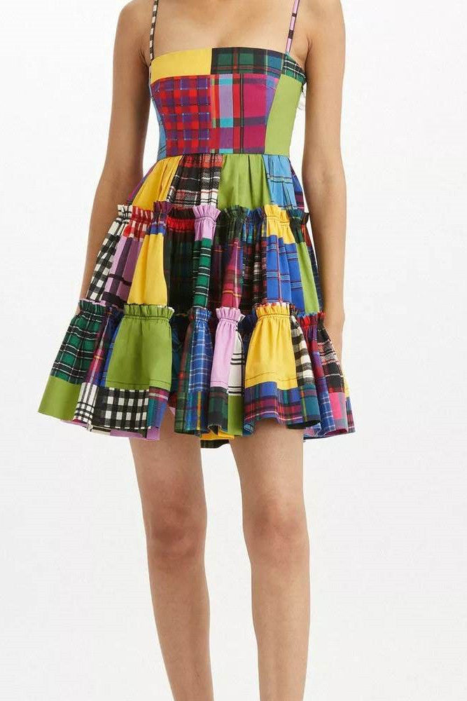 robe patchwork femme