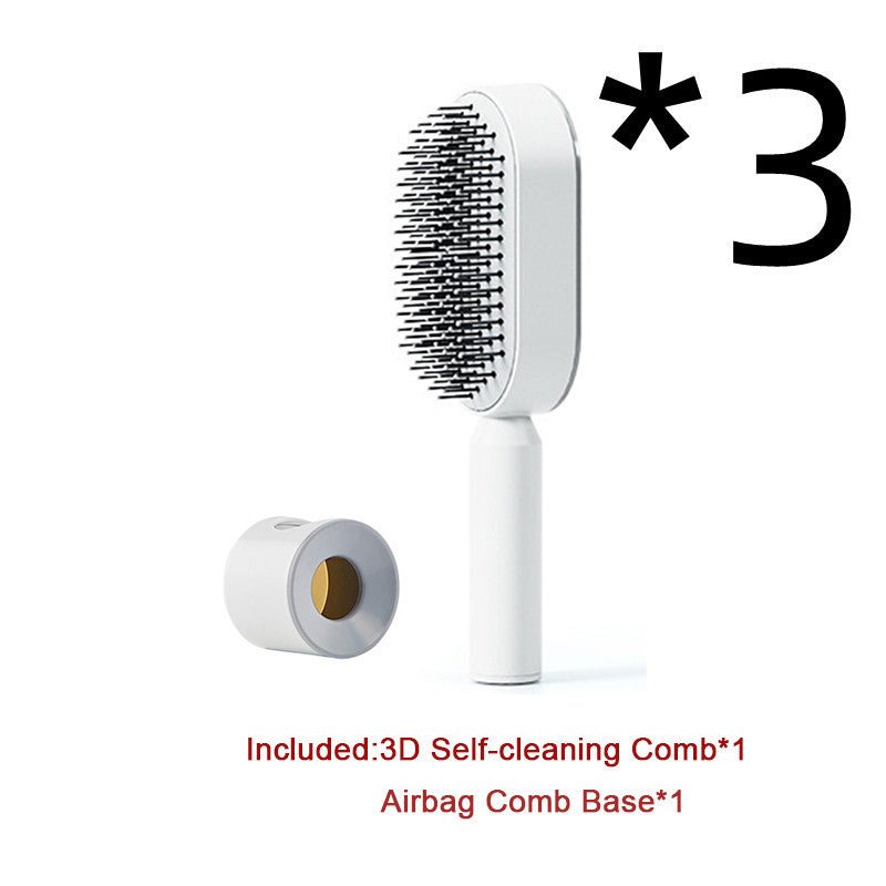 Self Cleaning Hair Brush - scalp massage - Calm concept store