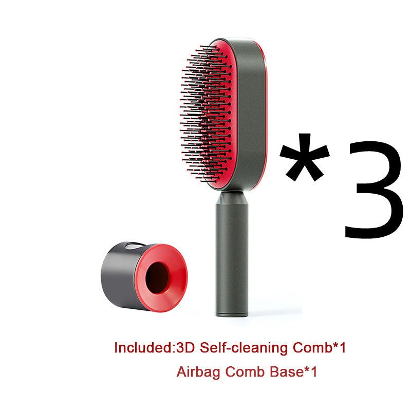 Self Cleaning Hair Brush - scalp massage - Calm concept store