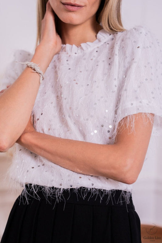 Top a sequins - Ma boutique