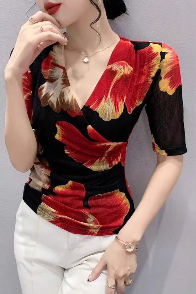 Top cache - cœur floral - Calm concept store