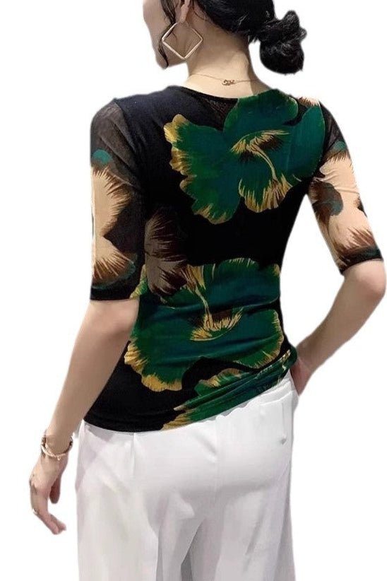 Top cache - cœur floral - Calm concept store