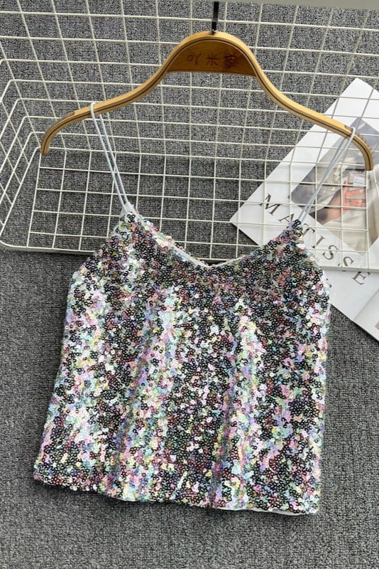 Top glamour a sequins - Ma boutique