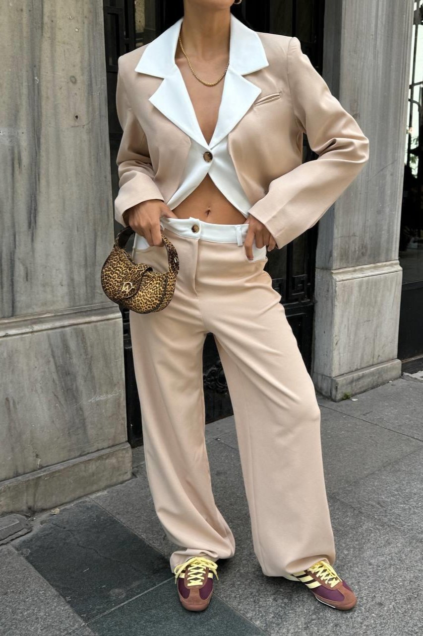 Pantalon bicolore (-30%)